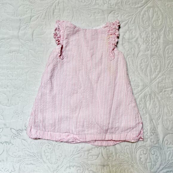Ruffle Butts Seersucker Ruffle Dress Size 6-12m - Picture 2 of 5